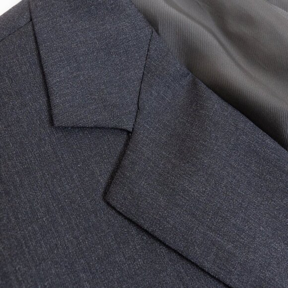 Brooks Brothers 2-Piece Fitzgerald Suit Wool Dark Gray Size 46 R 40W Made in USA - Picture 10 of 16
